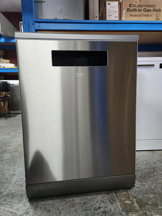 *Made in Europe* Beko 60cm Stainless Steel BDF1640AX Dishwasher with AutoDosing & Hygiene Intense [Factory Second]