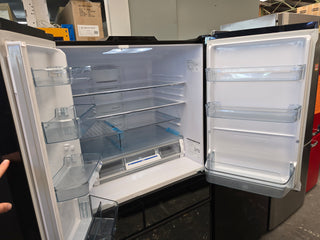 *Made in Japan* Hitachi RZX740XKAX Mirror Glass French Door Fridge with Non-Plumbed Ice Maker [Factory Second]