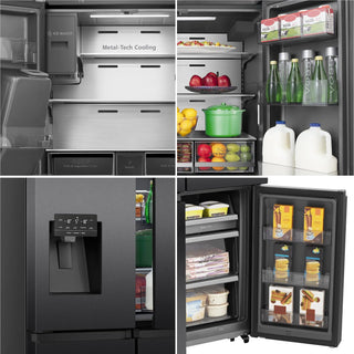 *Brand New* Hisense HRCD586TBWB 585L French Door Fridge (Black Steel) [3 Years Warranty]