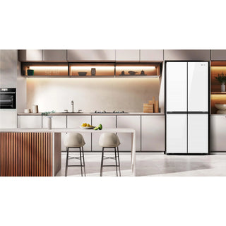 *Brand New* Hisense HRCD483G 483L PureFlat French Door Refrigerator (White Glass) [3 Years Warranty]