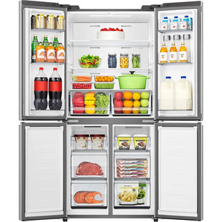 *Brand New* Hisense HRCD483G 483L PureFlat French Door Refrigerator (White Glass) [3 Years Warranty]