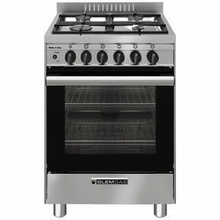 *Made in Italy* Glem GB534GG 53cm Stainless Steel All Gas Cooker [Factory Second - 2 Years Warranty]