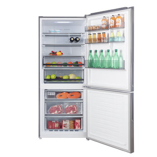 *6 STAR RATING* CHiQ 396L Bottom Mount Refrigerator Stainless Steel CBM394NSS6E [5 Years Warranty]