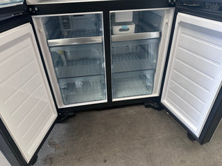 *Current Model* Hitachi 638L RWB640VT0XMGW Fridge with Non-Plumbed Ice Maker - Glass Matte White [Factory Second]