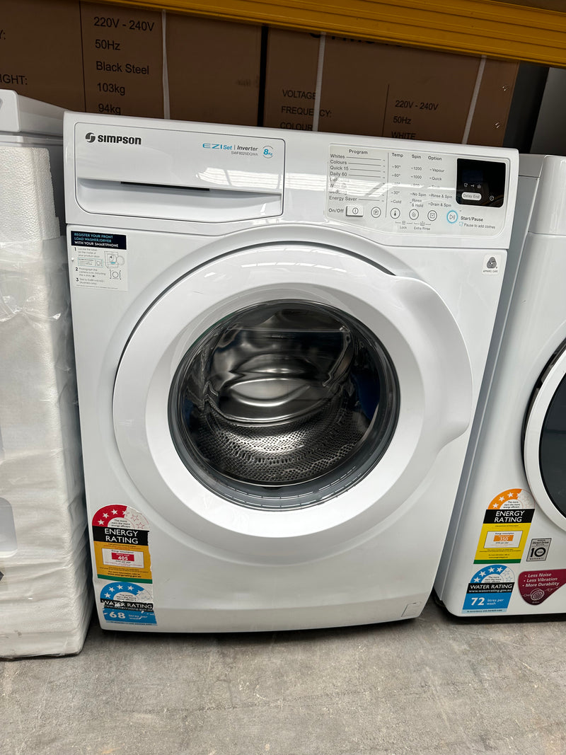 simpson inverter 9kg washing machine